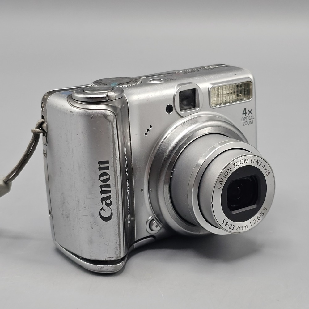 Canon PowerShot A550 7.1MP Digital Camera - Works for Parts/Repair **READ** - Picture 1 of 14
